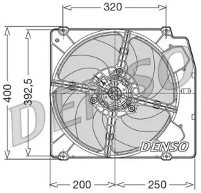 Система воздушного охлаждения DENSO для ALFA ROMEO 146 (930_) 1.9 JTD (930.B4B)