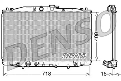 Водяной / масляный радиатор DENSO для HONDA ACCORD VII Tourer (CM, CN) 2.4 (CM2)