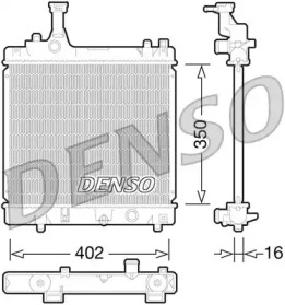Водяной радиатор DENSO для NISSAN PIXO (UA0) 1.0
