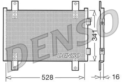 Конденсатор DENSO для PEUGEOT BOXER автобус (244, Z_) 2.8 HDi