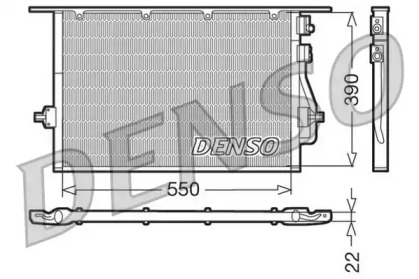 Кондиционер DENSO для FORD COUGAR (EC_) 2.5 V6 24V