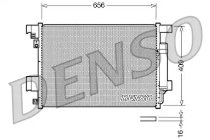 Кондиционер DENSO для PEUGEOT 4007 (GP_) 2.2 HDi