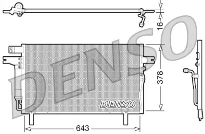 Кондиционер DENSO для NISSAN PATHFINDER II (R50) 3.5 V6 4WD