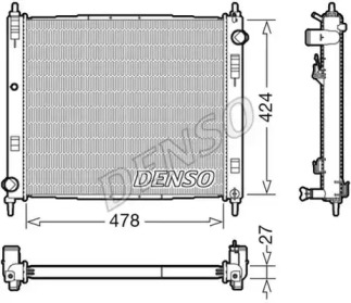 Водяной / масляный радиатор DENSO для NISSAN JUKE (F15) 1.5 dCi