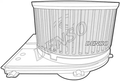 Двигатель вентилятор DENSO для VW BORA Variant (1J6) 1.4 16V