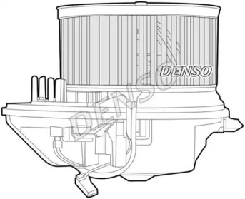 Двигатель вентилятор DENSO для PEUGEOT 405 I (15B) 1.8 Turbo Diesel