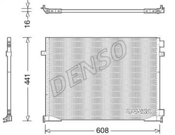 Конденсатор DENSO для NISSAN PRIMASTAR Фургон (X83) 2.0
