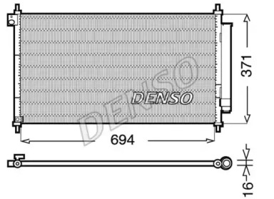 Кондиционер DENSO для HONDA CIVIC IX седан (FB, FG) 1.8 (FB2)