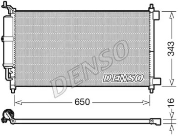 Кондиционер DENSO для NISSAN JUKE (F15) 1.6