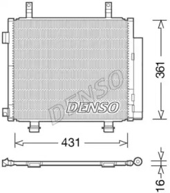 Конденсатор DENSO для NISSAN PIXO (UA0) 1.0