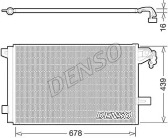 Кондиционер DENSO для VW MULTIVAN V (7HM, 7HN, 7HF, 7EF, 7EM, 7EN) 2.0 TDI 4motion