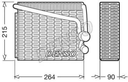 Испаритель DENSO для ALFA ROMEO 146 (930_) 1.7 i.e. 16V (930.B1)