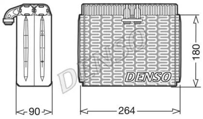 Испаритель DENSO для ALFA ROMEO 146 (930_) 1.7 i.e. 16V (930.B1)