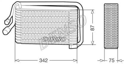 Испаритель DENSO для ALFA ROMEO 146 (930_) 1.7 i.e. 16V (930.B1)