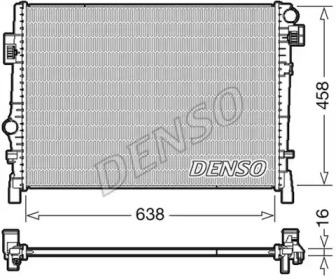 Водяной / масляный радиатор DENSO для DODGE JOURNEY 2.0 CRD