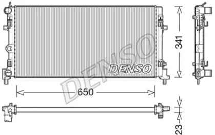 Водяной / масляный радиатор DENSO для VW POLO (6R, 6C) 1.0 TSI