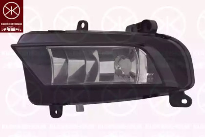 Противотуманная фара / вставка KLOKKERHOLM для AUDI A4 Avant (8K5, B8) 1.8 TFSI