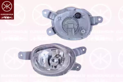 Противотуманная фара / вставка KLOKKERHOLM для CHEVROLET AVEO Хэтчбек (T250, T255) 1.4