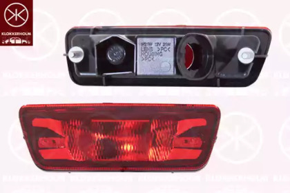 Задний противотуманный фонарь KLOKKERHOLM для NISSAN JUKE (F15) 1.6 DIG-T 4x4