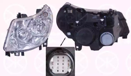 Основная фара KLOKKERHOLM для PEUGEOT BOXER c бортовой платформой/ходовая часть 2.2 HDi 100