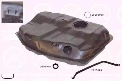 Топливный бак KLOKKERHOLM для FORD ESCORT IV Turnier (AWF, AVF) 1.6 D