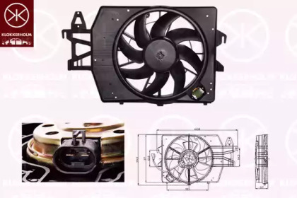 Система воздушного охлаждения KLOKKERHOLM для FORD ESCORT VII Turnier (GAL, ANL) 1.6 16V