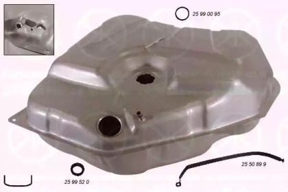 Топливная система KLOKKERHOLM для FORD SIERRA Хэтчбек (GBC, GBG) 2.8 i XR 4x4