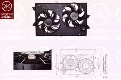 Система охлаждения KLOKKERHOLM для FORD MONDEO III (B5Y) 2.0 16V