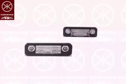 Фонарь освещения номерного знака KLOKKERHOLM для FORD FIESTA V Van 1.4 TDCi