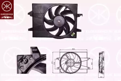 Система воздушного охлаждения KLOKKERHOLM для MAZDA 2 (DY) 1.6