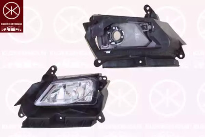 Противотуманная фара KLOKKERHOLM для MAZDA 3 седан (BL) 2.2 MZR CD
