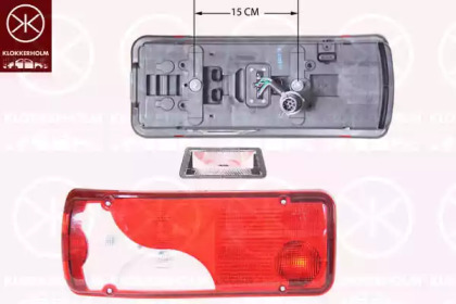 Задний фонарь KLOKKERHOLM для VW CRAFTER 30-50 c бортовой платформой/ходовая часть (2F_) 2.0 TDI