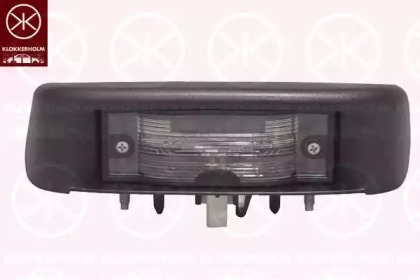 Фонарь освещения номерного знака KLOKKERHOLM для NISSAN PRIMASTAR Фургон (X83) 1.9 dCi 100