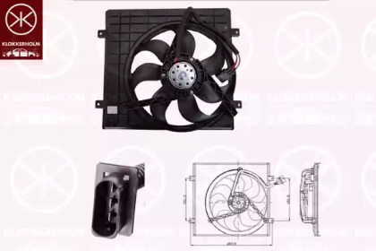 Система охлаждения KLOKKERHOLM для SKODA FABIA I Combi (6Y5) 1.4 16V