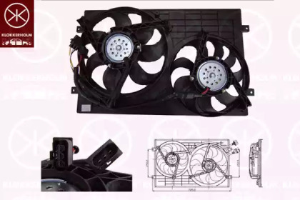 Система охлаждения KLOKKERHOLM для SKODA FABIA I Combi (6Y5) 1.2