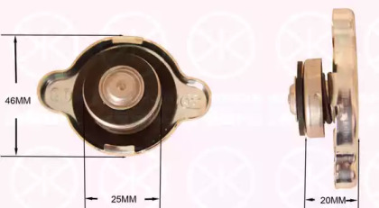 Водяной радиатор KLOKKERHOLM для MAZDA 323 S IV (BG) 1.3 16V
