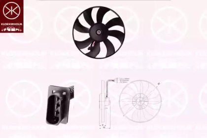 Система воздушного охлаждения KLOKKERHOLM для SKODA FABIA I Combi (6Y5) 1.4 TDI