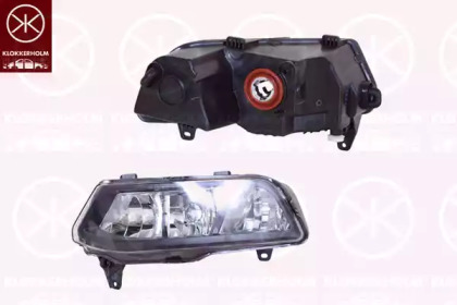 Противотуманная фара / вставка KLOKKERHOLM для VW POLO (6R, 6C) 1.2 TSI