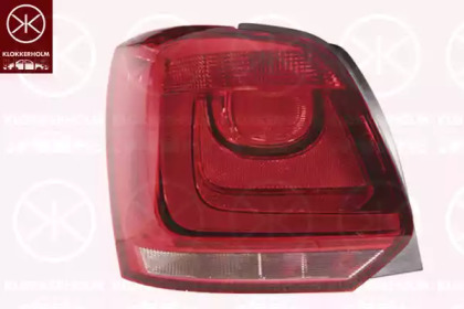 Задний фонарь KLOKKERHOLM для VW POLO (6R, 6C) 1.4 BiFuel