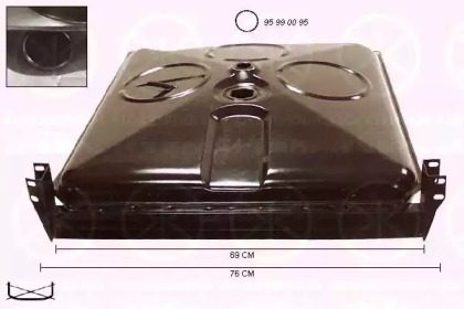 Автомобиль, передняя часть KLOKKERHOLM для VW LT 40-55 I c бортовой платформой/ходовая часть (293-909) 2.4 D