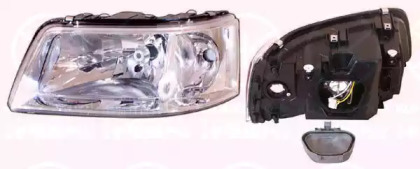 Основная фара KLOKKERHOLM для VW MULTIVAN V (7HM, 7HN, 7HF, 7EF, 7EM, 7EN) 1.9 TDI