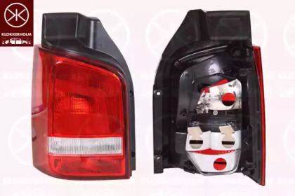 Задний фонарь KLOKKERHOLM для VW MULTIVAN V (7HM, 7HN, 7HF, 7EF, 7EM, 7EN) 2.0 TDI 4motion