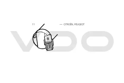 Система очистки окон VDO для PEUGEOT 306 Кабриолет (7D, N3, N5) 1.8 16V