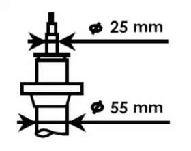 Подвеска / амортизация KYB для VW GOLF VI (5K1) 1.6 BiFuel