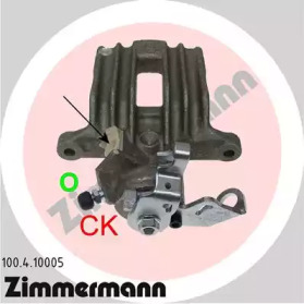 Суппорт диского колесного тормозного механизма ZIMMERMANN для VW POLO (6R, 6C) 1.4 TSI