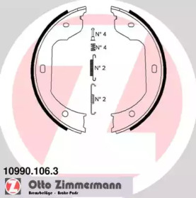 Тормоза ZIMMERMANN для VW MULTIVAN V (7HM, 7HN, 7HF, 7EF, 7EM, 7EN) 1.9 TDI
