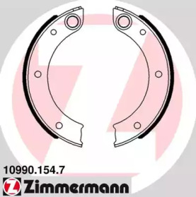 Барабанный тормозной механизм ZIMMERMANN для PORSCHE 911 3.3 SC Turbo