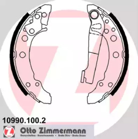 Барабанный тормозной механизм ZIMMERMANN для VW SCIROCCO (53) 1.6