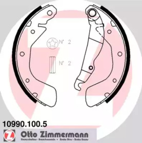 Тормозная колодка / накладка ZIMMERMANN для CHEVROLET NUBIRA седан 2.0 D