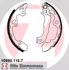 Барабанный тормозной механизм ZIMMERMANN для FORD FOCUS седан (DFW) 1.8 16V